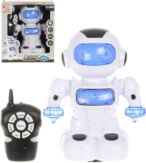 Robot RC telecomandato 22 cm con luce e suono