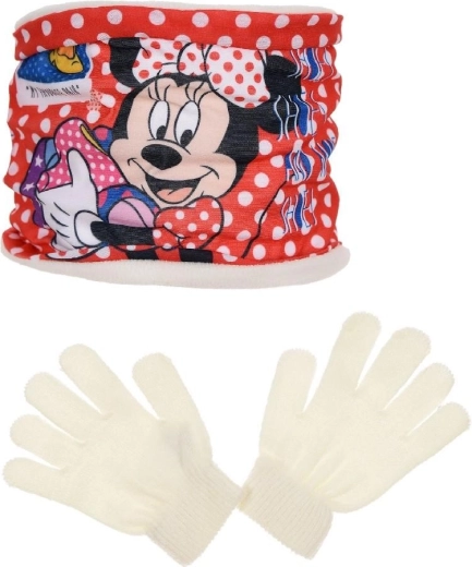 Scaldacollo e guanti Minnie