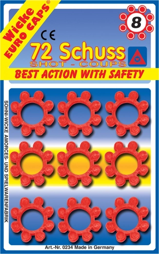 Capsule per pistole – tamburo da 8 colpi