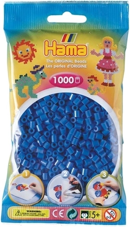 Hama Midi perline da stirare 1000 pz blu scuro