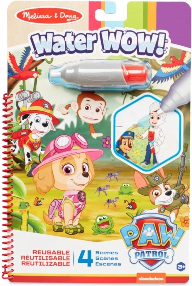 Libro da colorare ad acqua Melissa & Doug Water WOW! – PAW Patrol Skye