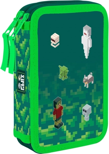 Astuccio scolastico a due scomparti PLAYWORLD senza contenuto