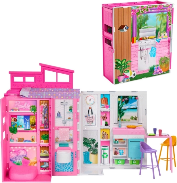Casa accogliente di Barbie con arredamento