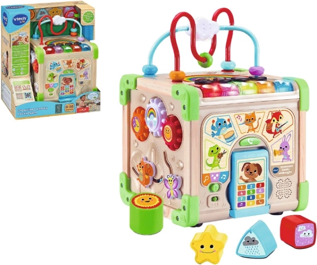 Cubo educativo in legno VTech