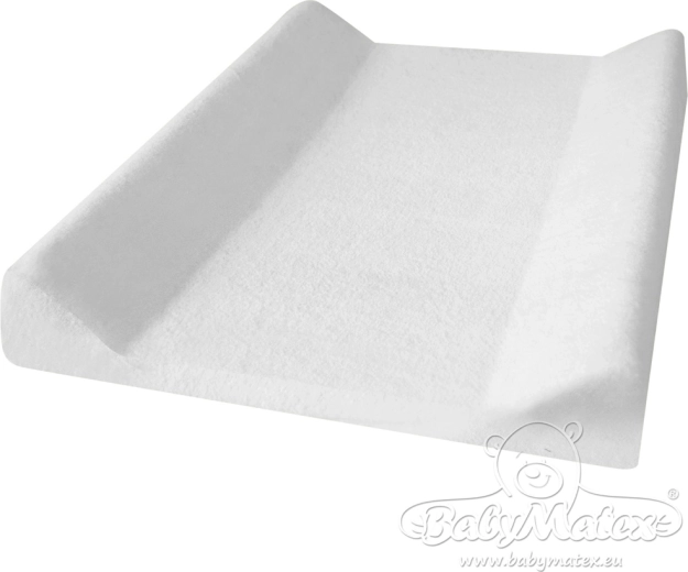 Rivestimento premium in spugna BabyMatex per materassino fasciatoio 50 × 70/80 cm bianco