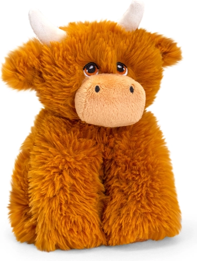 Mucca scozzese di peluche 35 cm Keeleco