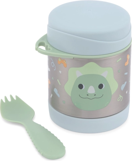 Skip Hop Thermos per alimenti con spork Besties Squad Dino