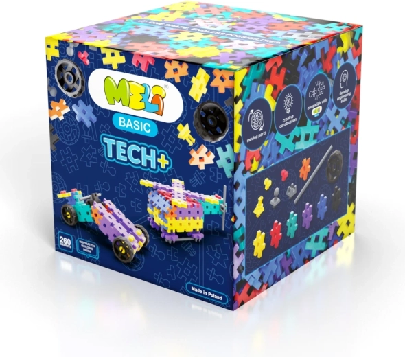 Meli Basic Tech+ set di costruzione 260 pezzi per bambini 3+