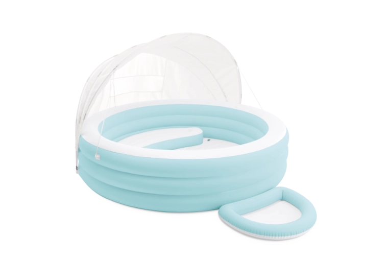 Piscina gonfiabile rotonda con tettoia Swim Center Canopy Lounge