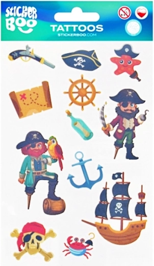 Tatuaggi pirati - 1 pezzo