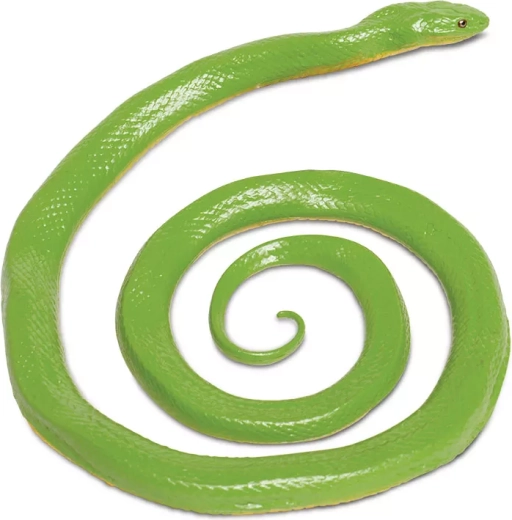 Serpente verde Safari Ltd. – figurina dipinta a mano - 1 pezzo