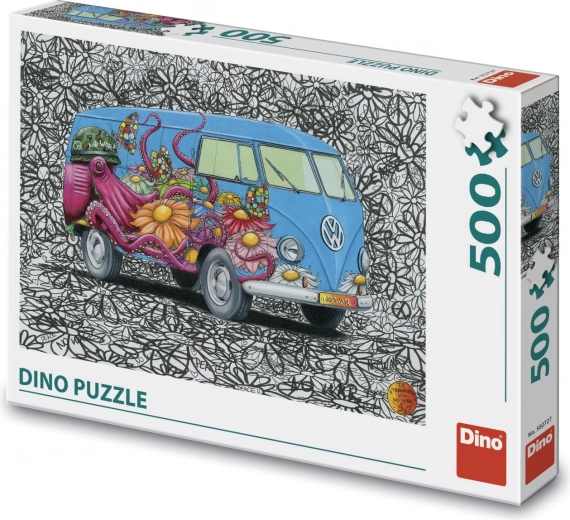 Dino Puzzle Hippies Volkswagen 500 pezzi
