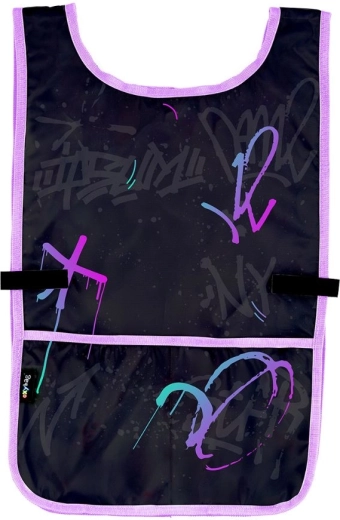 Grembiule poncho Graffiti Girl per attività artistiche