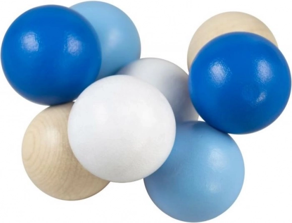 Palline Detoa su corda blu