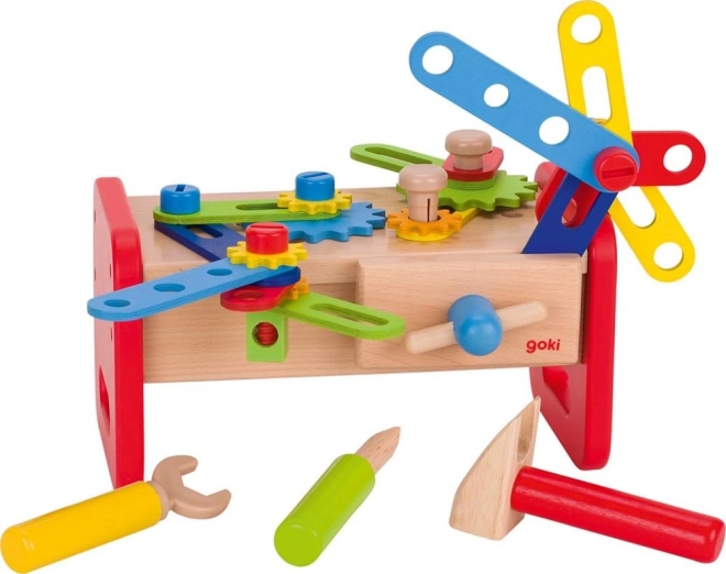 Officina colorata con blocchi Goki