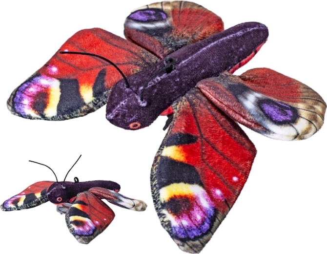 Farfalla di peluche Vanessa atalanta 14 cm