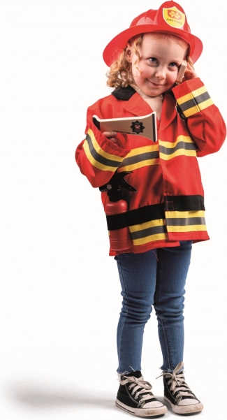 costume da pompiere per bambini BIGJIGS TOYS con accessori