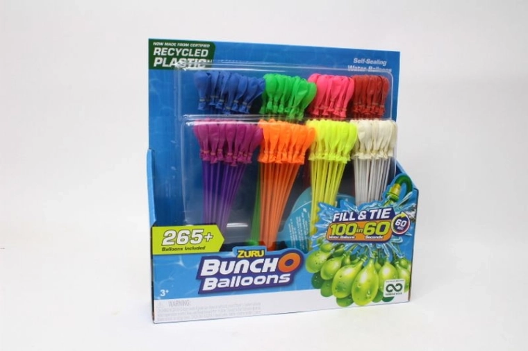 ZURU Bunch O Balloons palloncini d’acqua a riempimento rapido – set da 8 pz (265 palloncini)