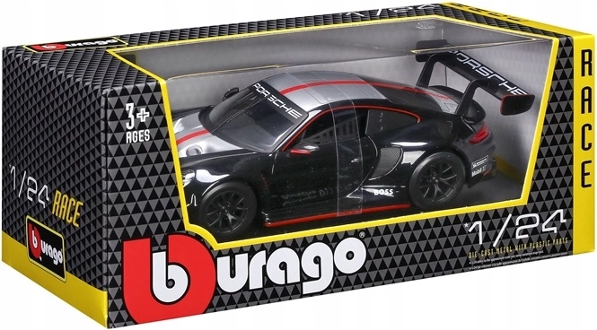 Bburago Porsche 911 GT3 racing launch 1:24 nera