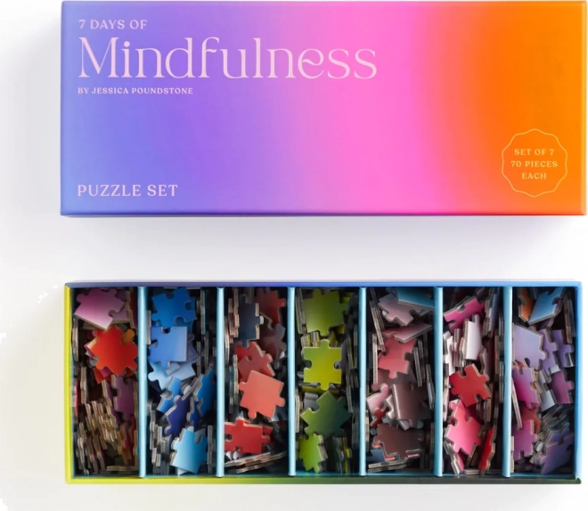 Puzzle Jessica Poundstone – 7 giorni di mindfulness (7 × 70 pezzi) di GALISON