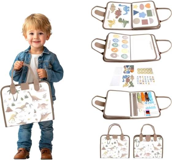 2Kids Toys libro sensoriale busy Dinosauri