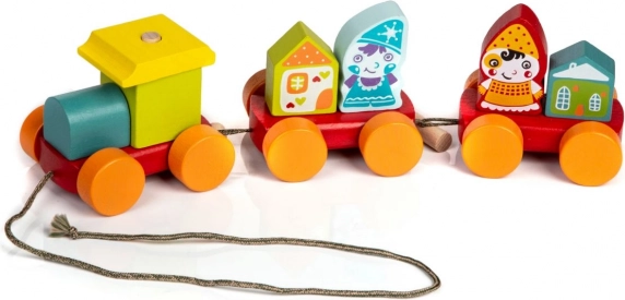 Trenino fiabesco da tirare