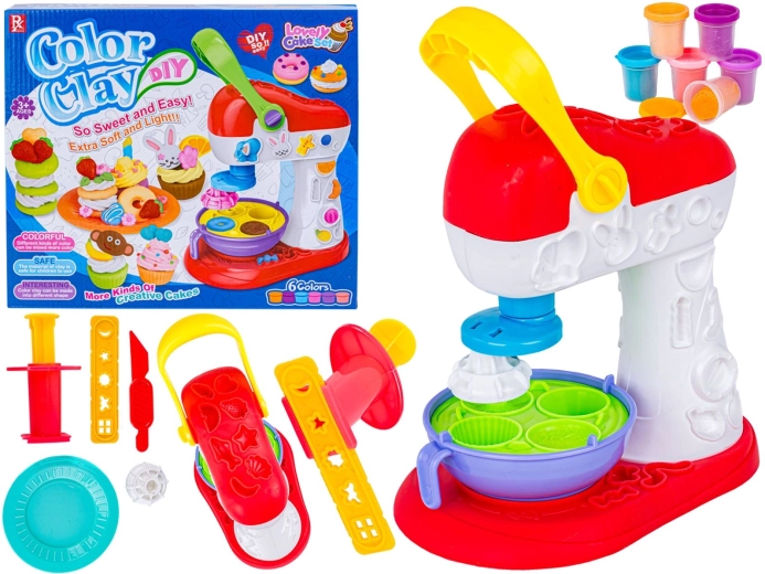 Set per realizzare biscotti e cestini con la pasta da modellare e accessori
