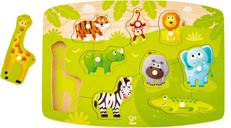 Puzzle su tavola Giungla