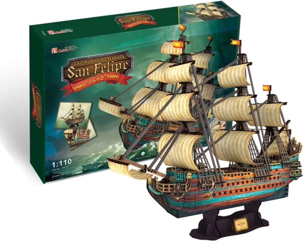 Puzzle 3D veliero San Felipe – 248 pezzi