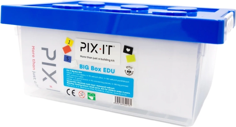 Pix-it Big Box Edu – grande set educativo con lettere, numeri e simboli (273 pezzi)