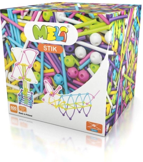 Costruzioni creative MELI STIK Pink 600 pezzi