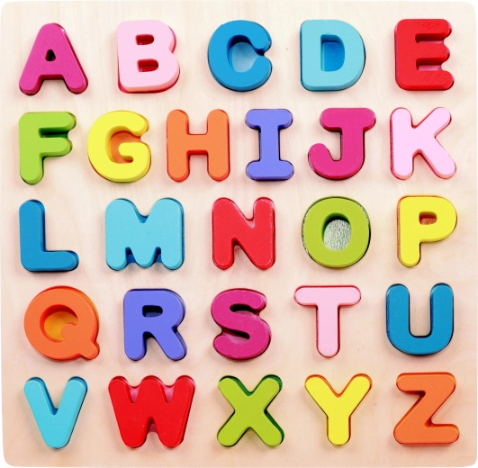 2Kids Toys puzzle in legno a incastro alfabetico