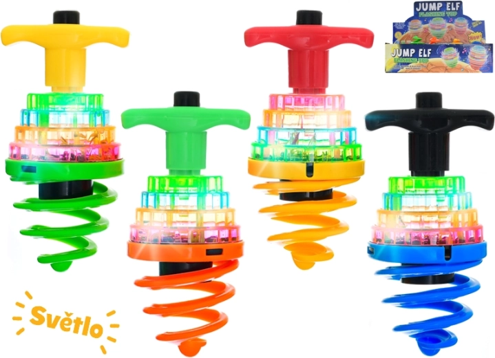 Trottola a batterie con effetti luminosi