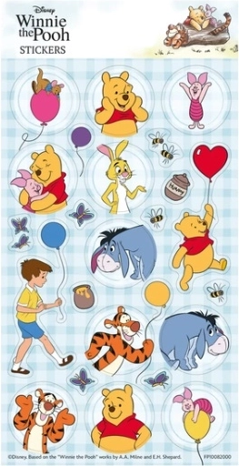 Adesivi CCG Winnie the Pooh F2 con glitter