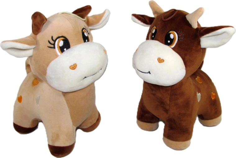 Mucca di peluche 19 cm