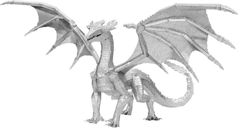METAL EARTH puzzle 3D Serie Premium: Drago d’Acciaio