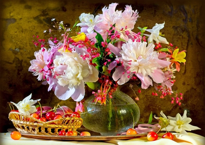 Puzzle bellezza delle peonie 1000 pezzi