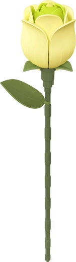 Robotime ROKR Floral Art puzzle 3D – rosa verde, 37 pezzi