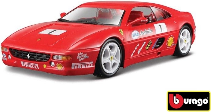 Modello in metallo Ferrari F355 Challenge di Bburago in scala 1:24