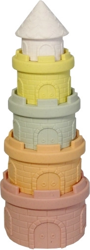 Blocchi da costruzione in gomma – torre del castello per i più piccoli