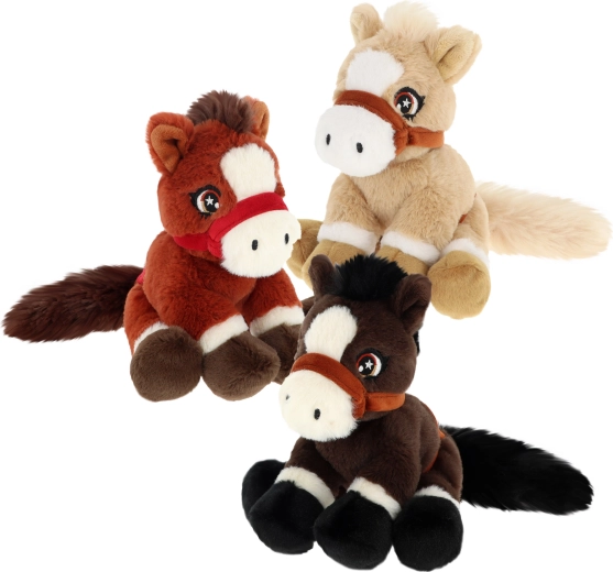 Keeleco pony di peluche con codina 16 cm