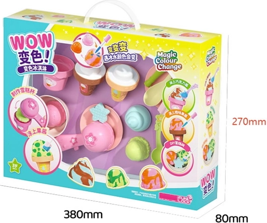 Set da gioco per gelato con cambio colore