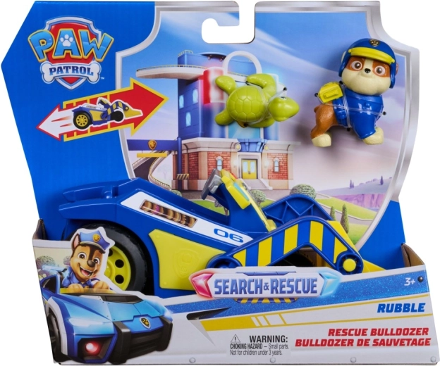 Paw Patrol veicolo di soccorso Rubble con bulldozer