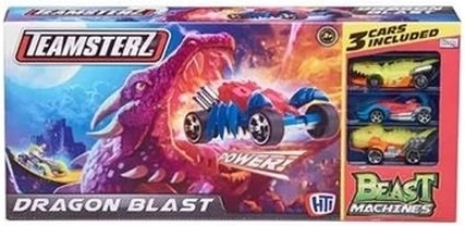 Teamsterz pista con loop e drago + 3 macchinine