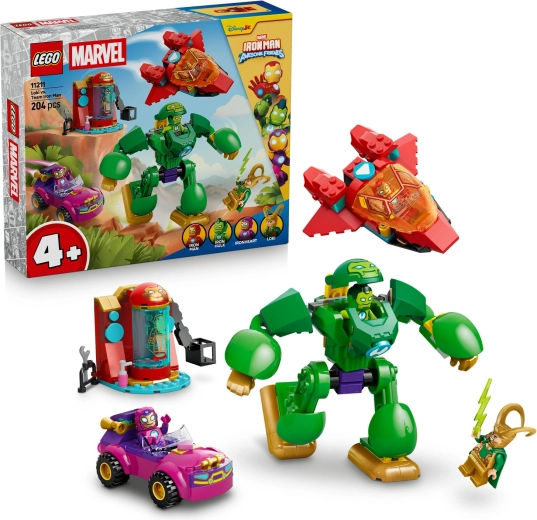 LEGO Marvel Loki contro la squadra di Iron Man