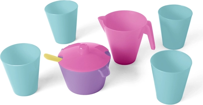 Wader Party Time set di stoviglie per bambini 8 pezzi rosa