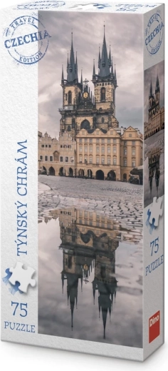 Puzzle panoramico Dino Edizione Turistica Repubblica Ceca – Chiesa di Týn (75 pezzi)