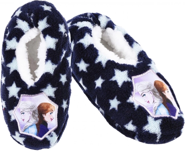 Pantofole per bambini Disney Frozen blu scuro – Taglia: 23-26