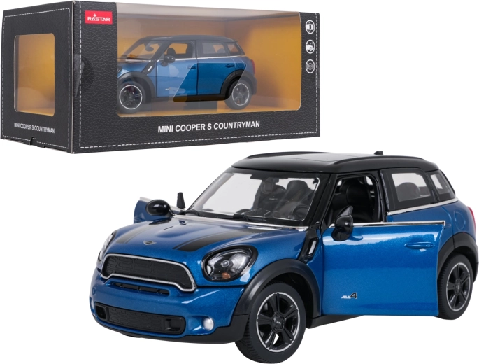 Modello metallico di auto MINI Countryman RASTAR 1:24 blu