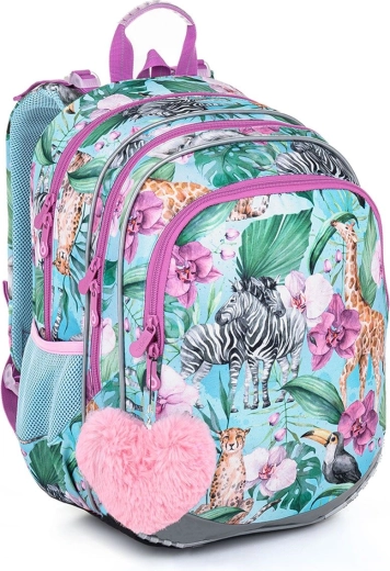Zaino scolastico Topgal ELLY safari